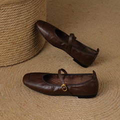 Leather Flats