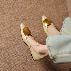 Genuine Leather Flats