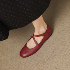 Genuine Leather Flats