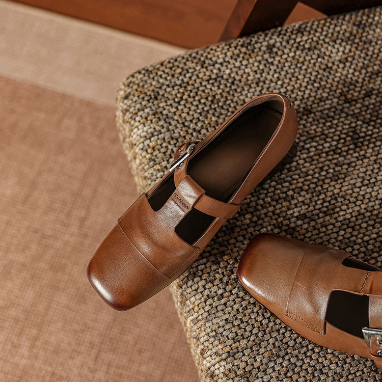 Genuine Leather Heels