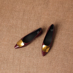 Genuine Leather Flats