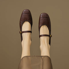 Leather Flats