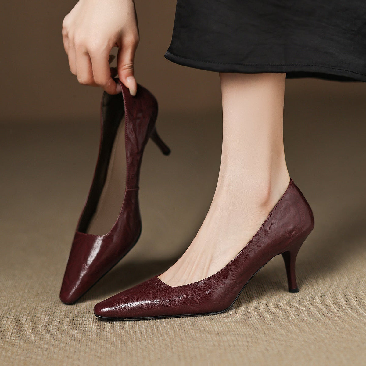 Genuine Leather Heels