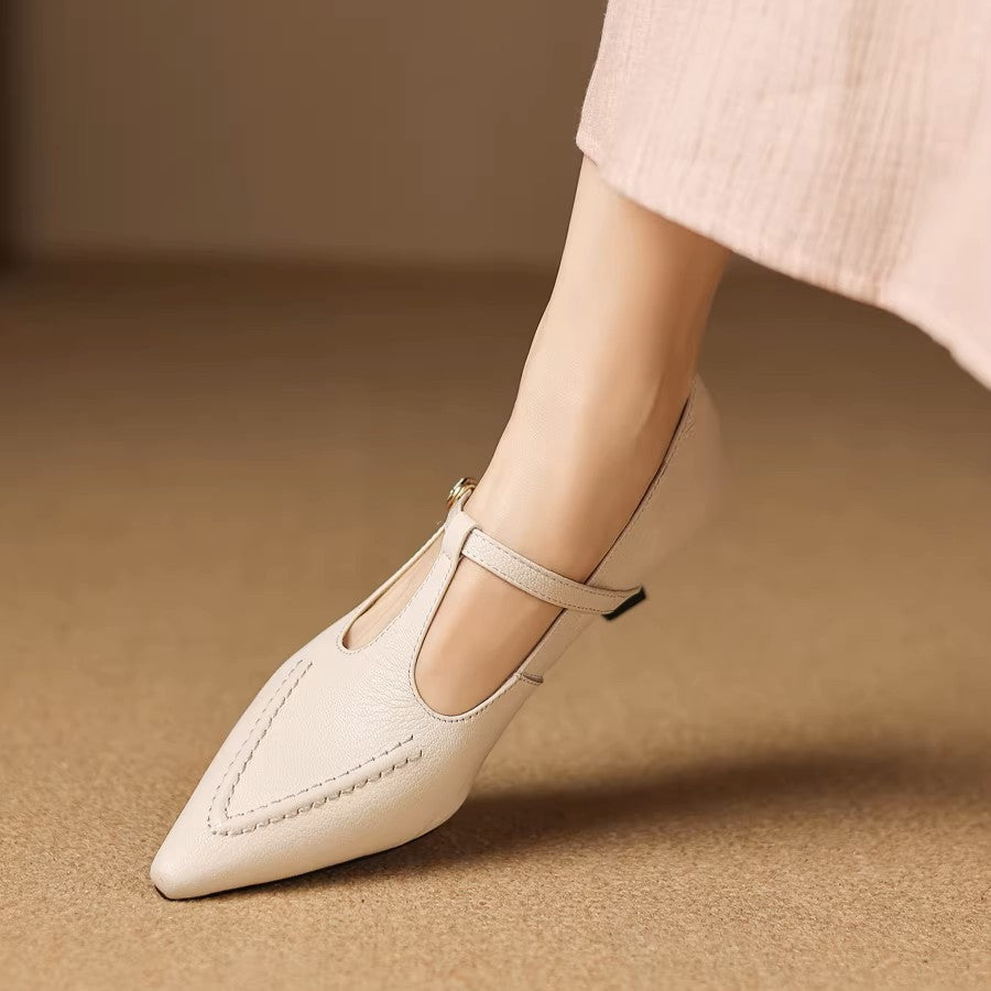 Genuine Leather Heels