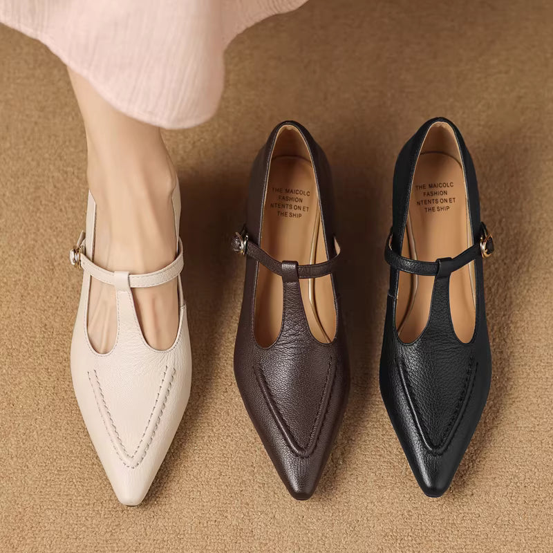 Genuine Leather Heels