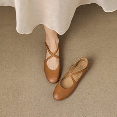 Genuine Leather Flats
