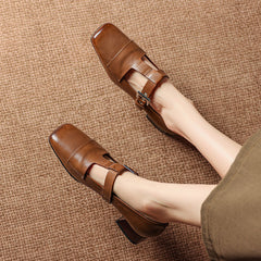 Genuine Leather Heels