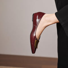 Genuine Leather Flats