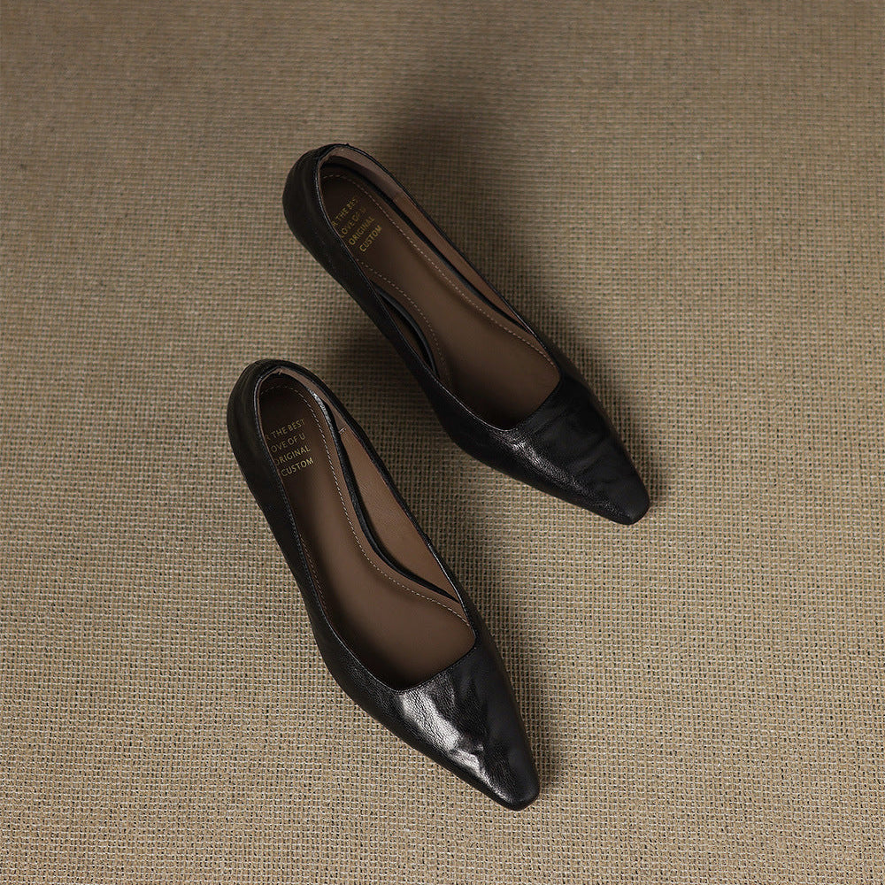 Genuine Leather Heels