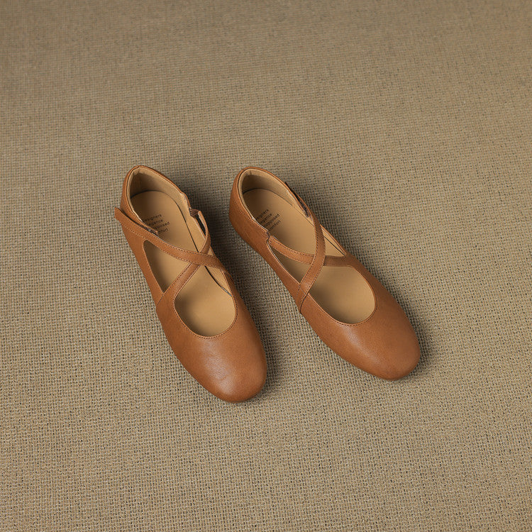 Genuine Leather Flats