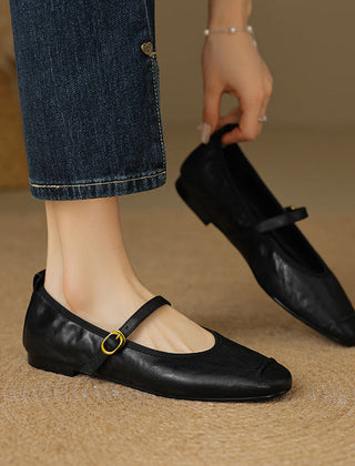 Leather Flats