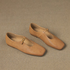 High-Vamp Mary Jane Flat