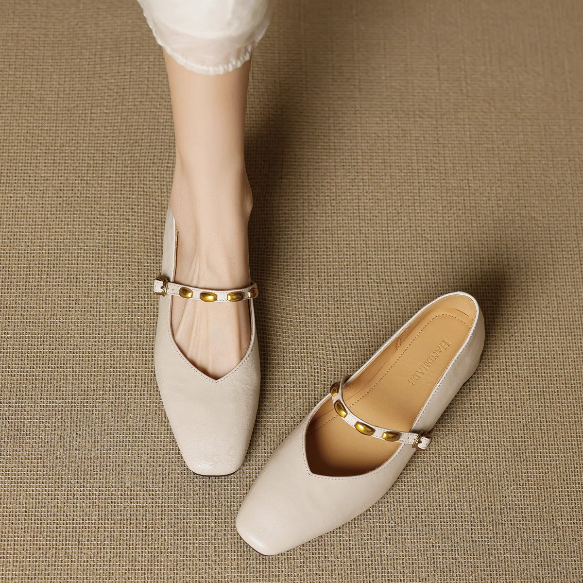 Genuine Leather Flats