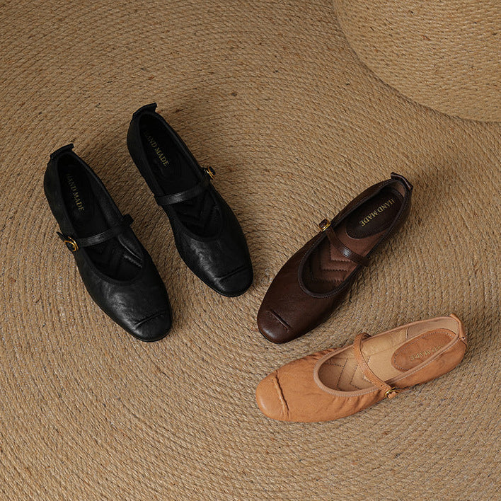 Leather Flats