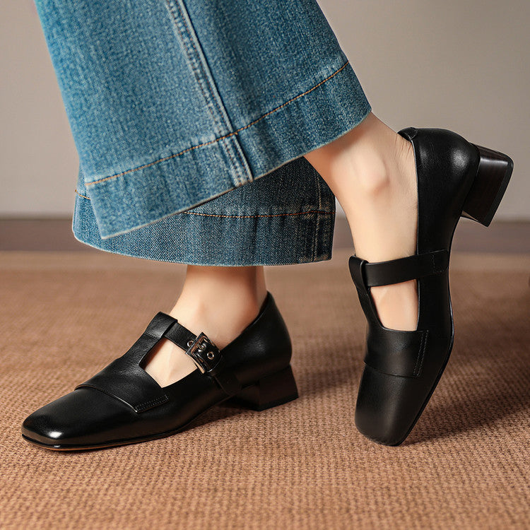 Genuine Leather Heels