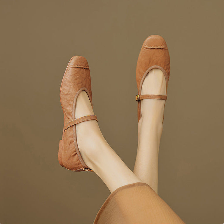 Leather Flats