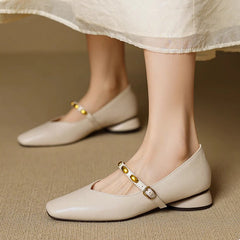 Genuine Leather Flats