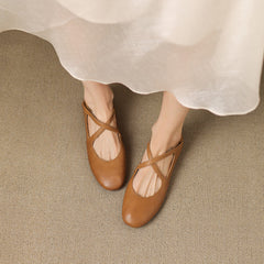 Genuine Leather Flats