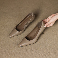 Genuine Leather Heels