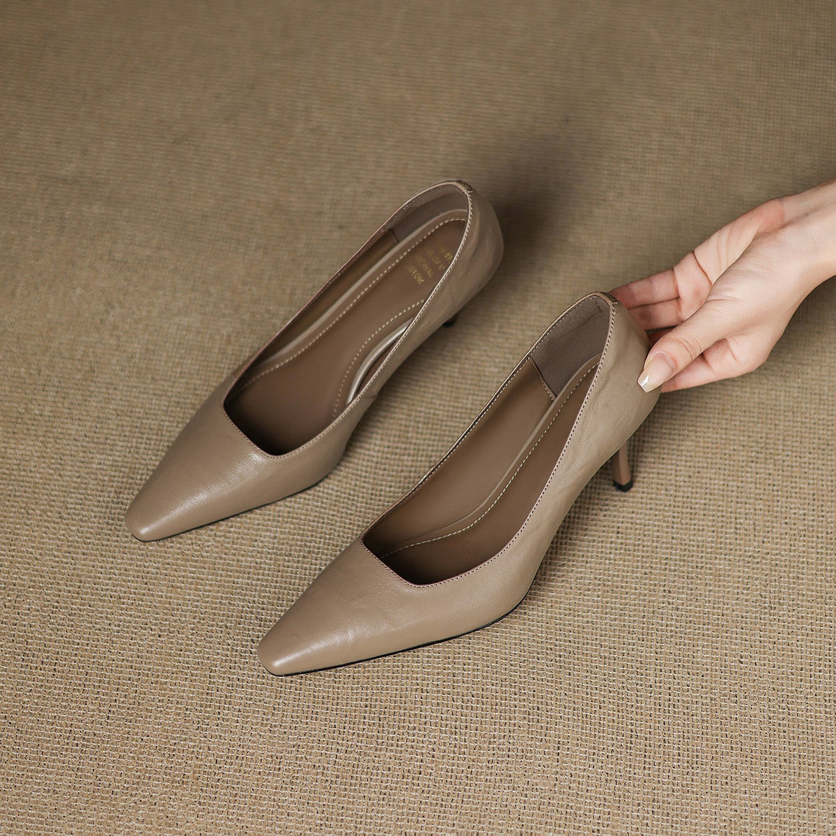 Genuine Leather Heels