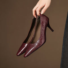 Genuine Leather Heels