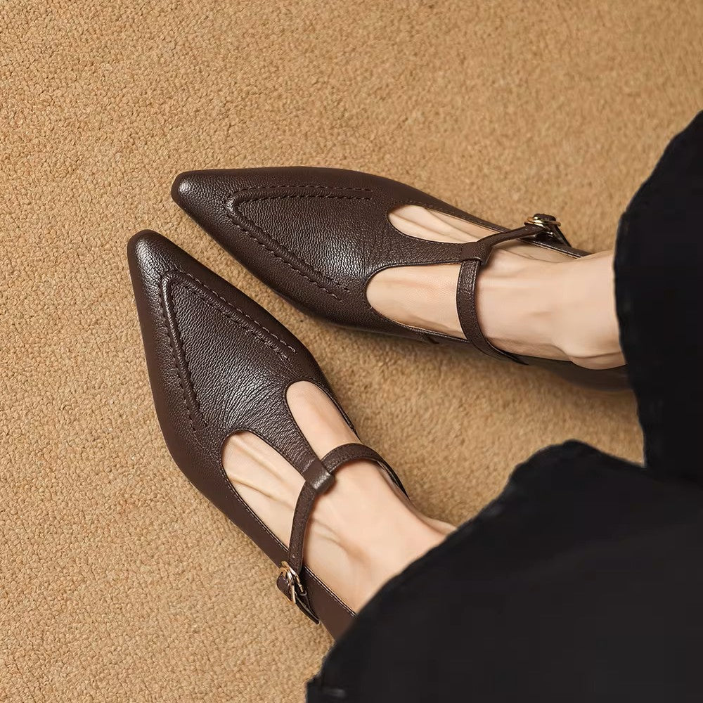 Genuine Leather Heels