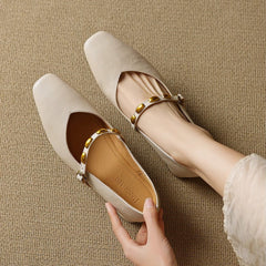 Genuine Leather Flats
