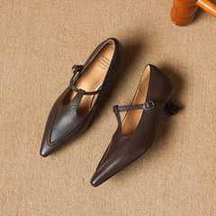 Genuine Leather Heels