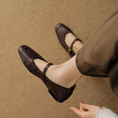 Leather Flats