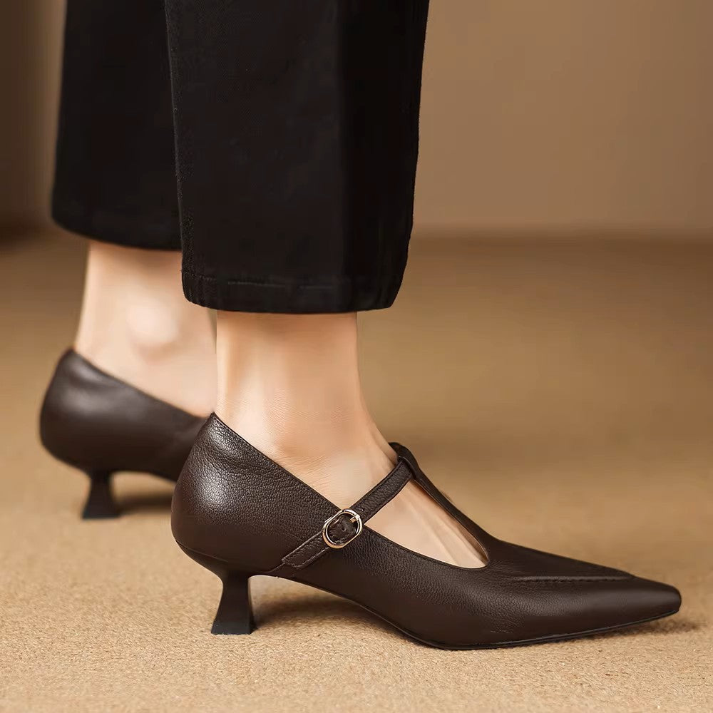 Genuine Leather Heels