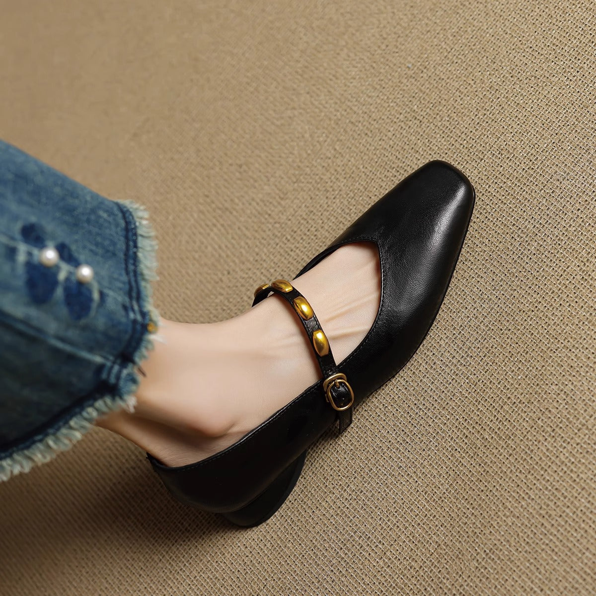 Genuine Leather Flats
