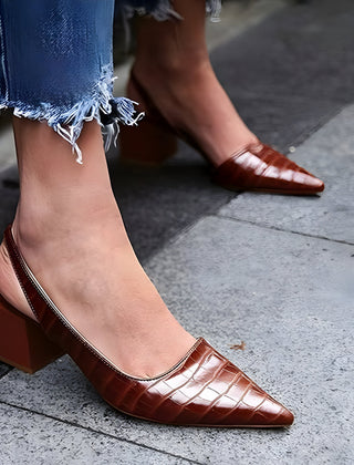 Wide-Toe Block Heels