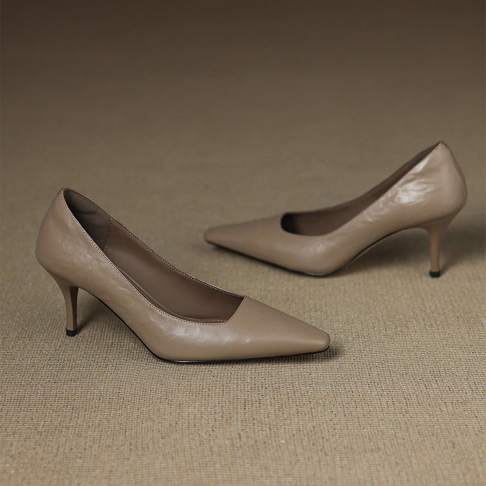 Genuine Leather Heels