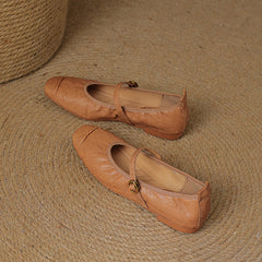 Leather Flats