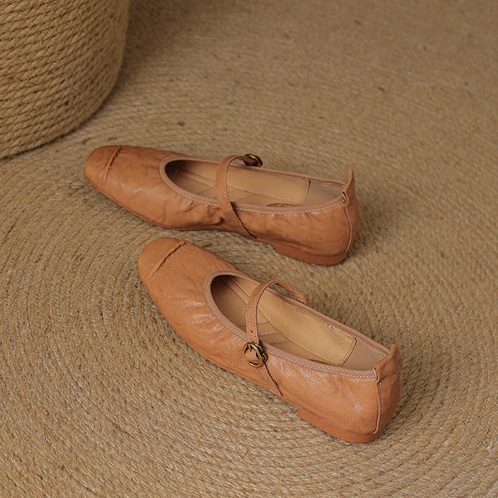 Leather Flats