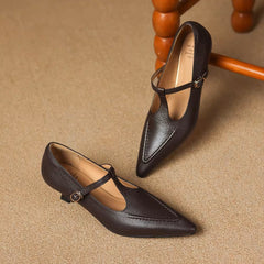Genuine Leather Heels