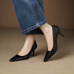 Genuine Leather Heels