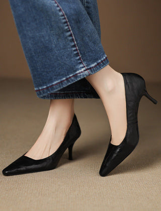 Genuine Leather Heels