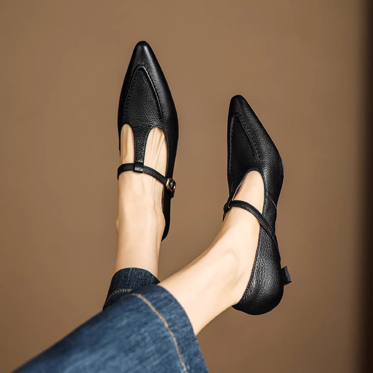 Genuine Leather Heels