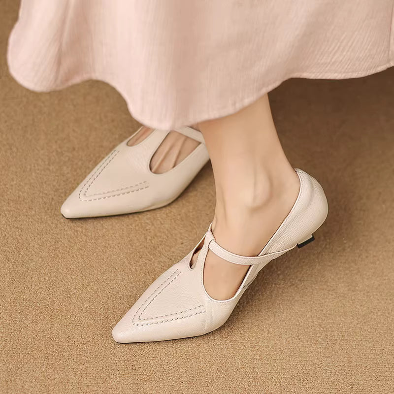 Genuine Leather Heels