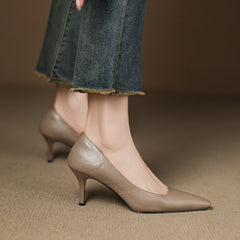 Genuine Leather Heels