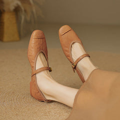 Leather Flats
