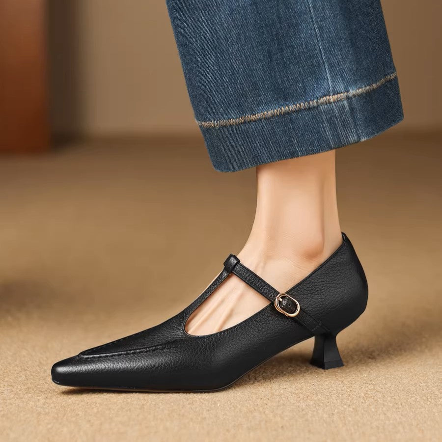 Genuine Leather Heels