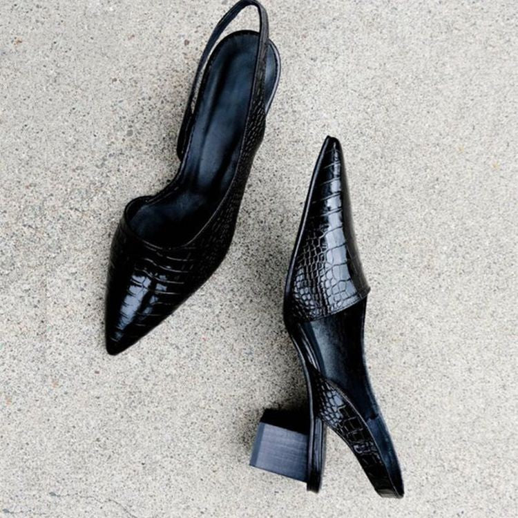 Wide-Toe Block Heels