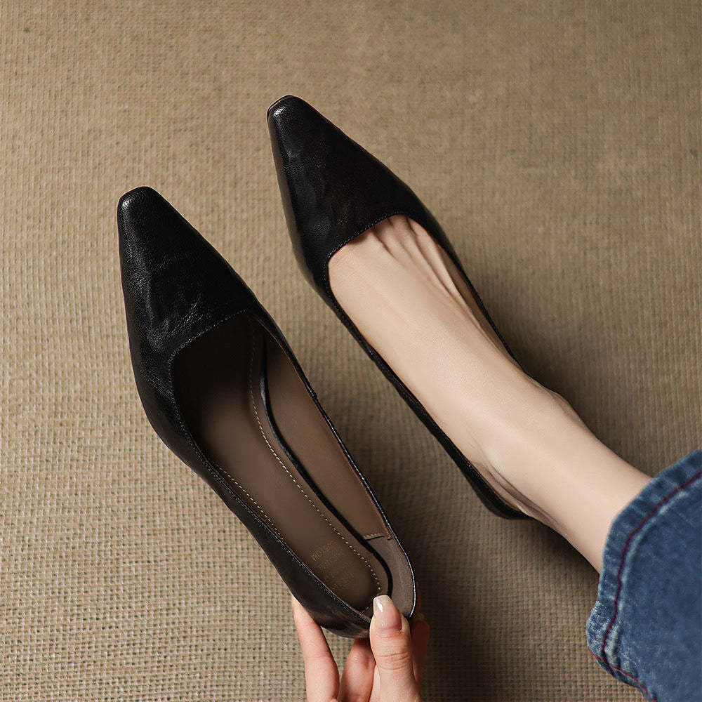 Genuine Leather Heels