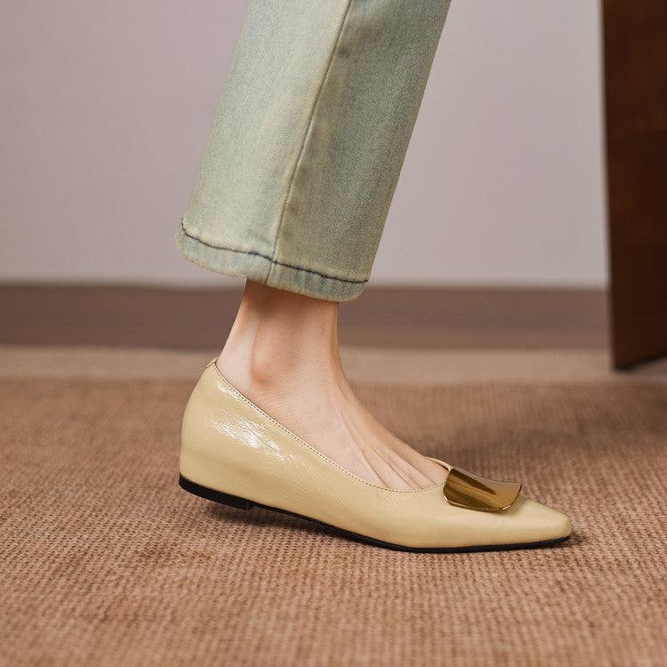Genuine Leather Flats