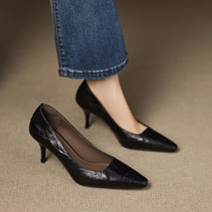 Genuine Leather Heels