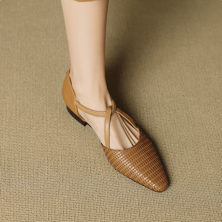 Genuine Leather Heels