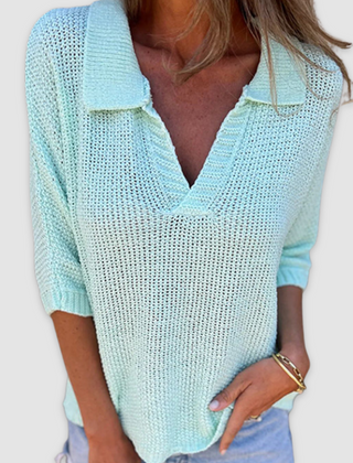 Elegant V-neck top