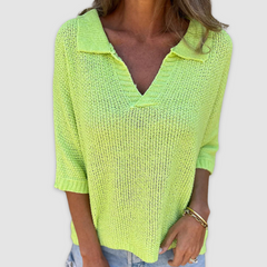 Elegant V-neck top